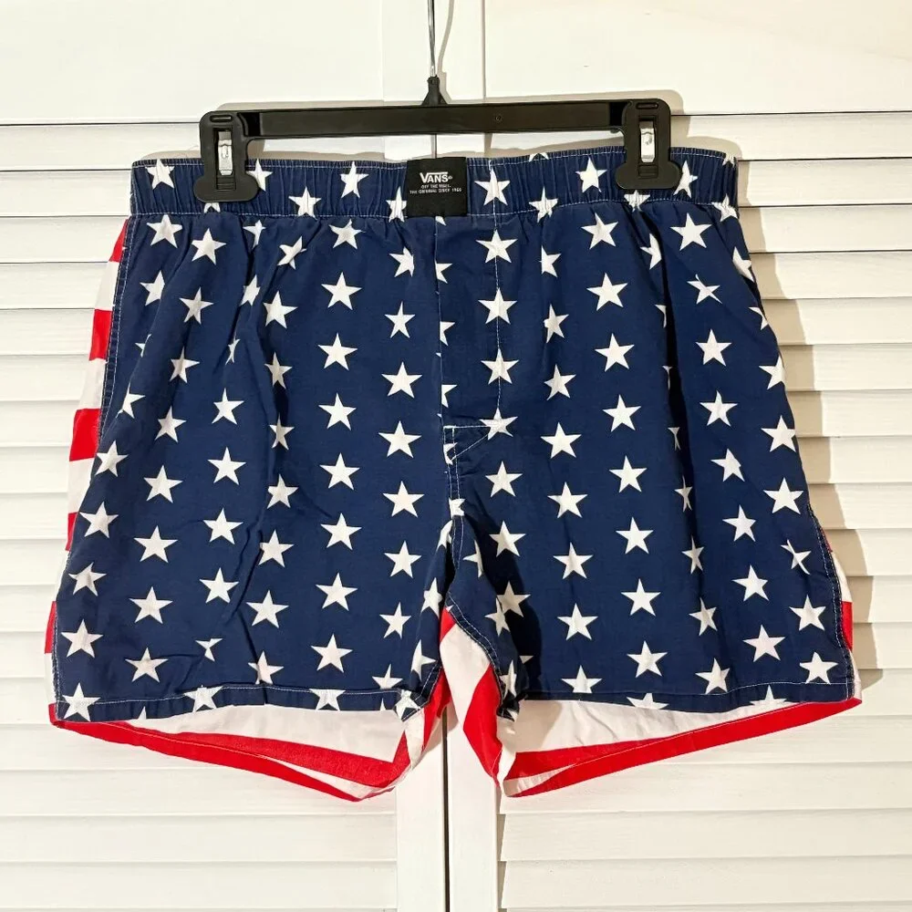 Rare! Vans American Flag Boxers